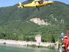 foto salvataggio incidente a segusino per borin