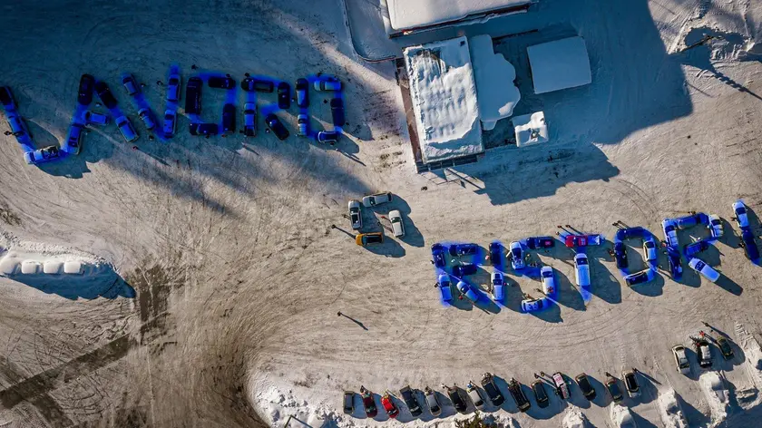 Una protesta bellunese per il ritardo dei ristori