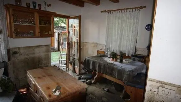 La cucina della casa di Menardi
