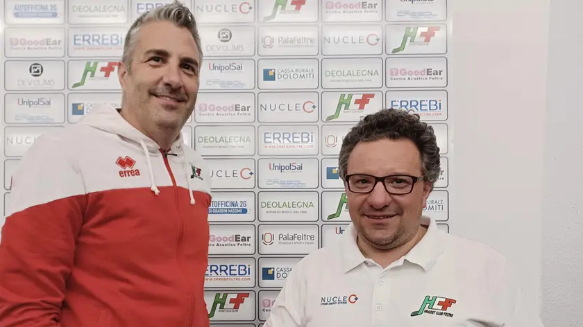 Nicola Cassol con Alessandro Fontana