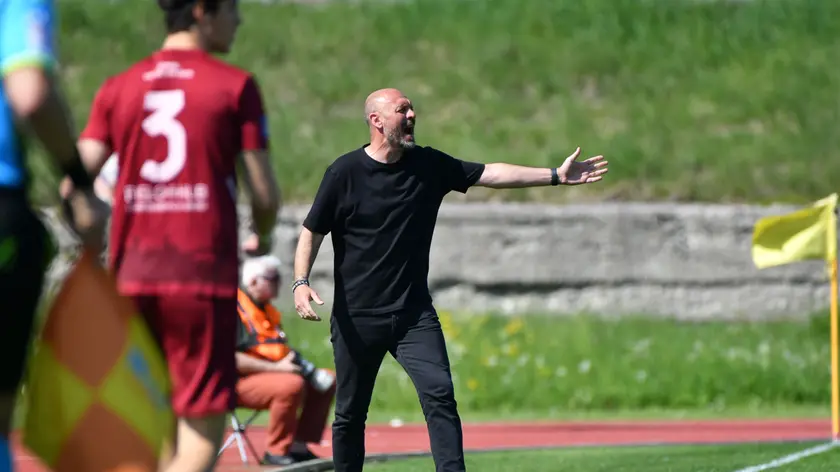 L'allenatore della Dolomiti Nicola Zanini