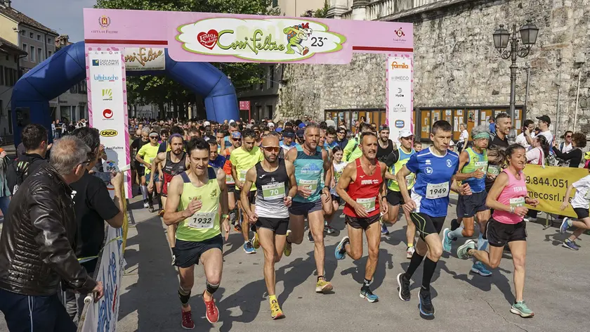 La partenza della Corri Feltre 2024