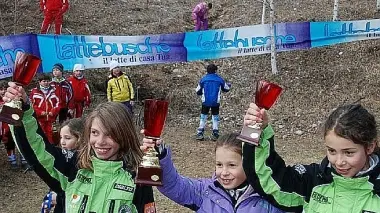 Il podio Baby femminile