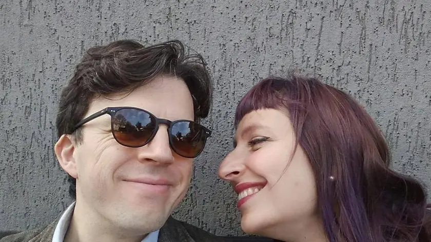 Federico Lugato con la moglie Elena Panciera
