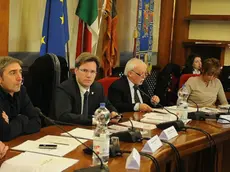 Il presidente della Provincia con alcuni assessori