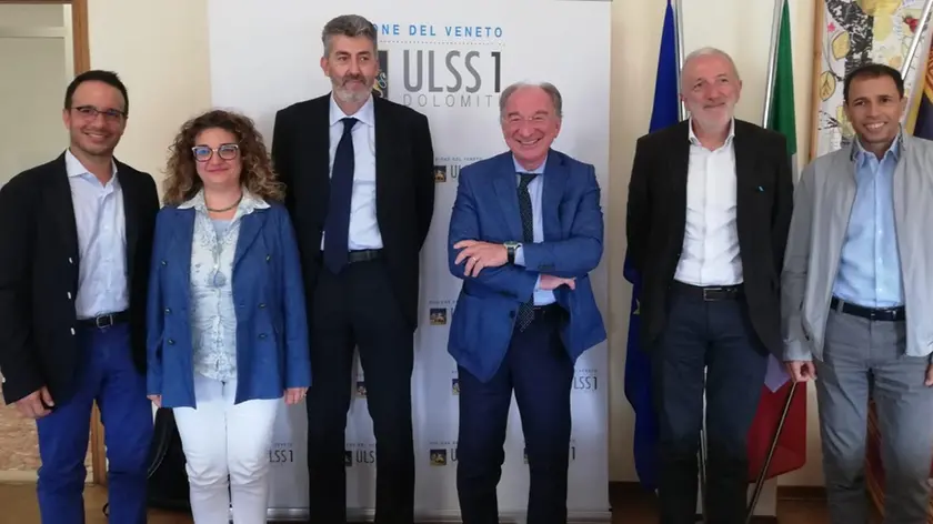 Da sinistra Balestriero, Marconato, Ferracci, Dal Ben, Cinquetti e Nicolao