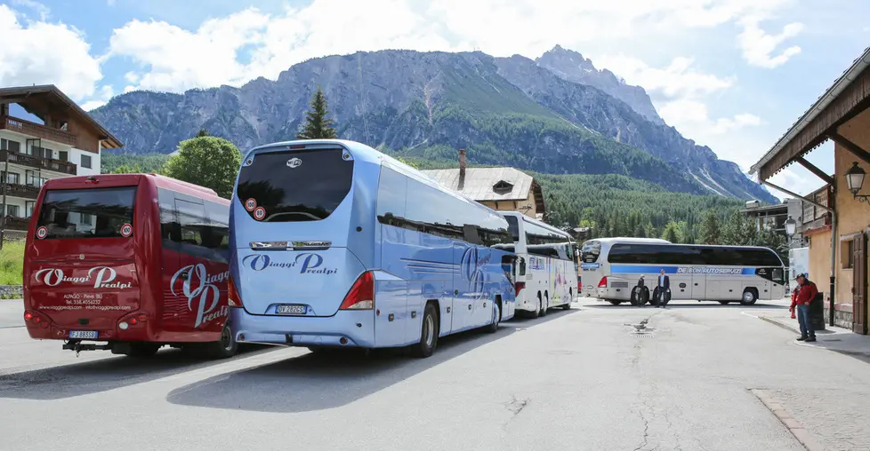 Manifestazione Autisti in Stazione a Cortina - Da Rin - Perona