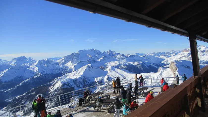 La terrazza del Lagazuoi, straordinario balcone panoramico