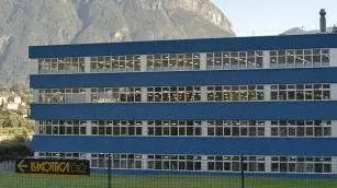 Agordo, 12 ottobre 2006. Lo stabilimento della Luxottica azienda produttrice di occhiali