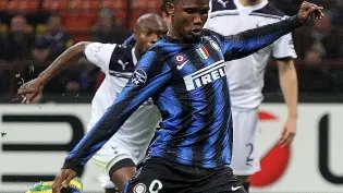 Il camerunense Samuel Eto’o saluta l’Inter e approda in Russia