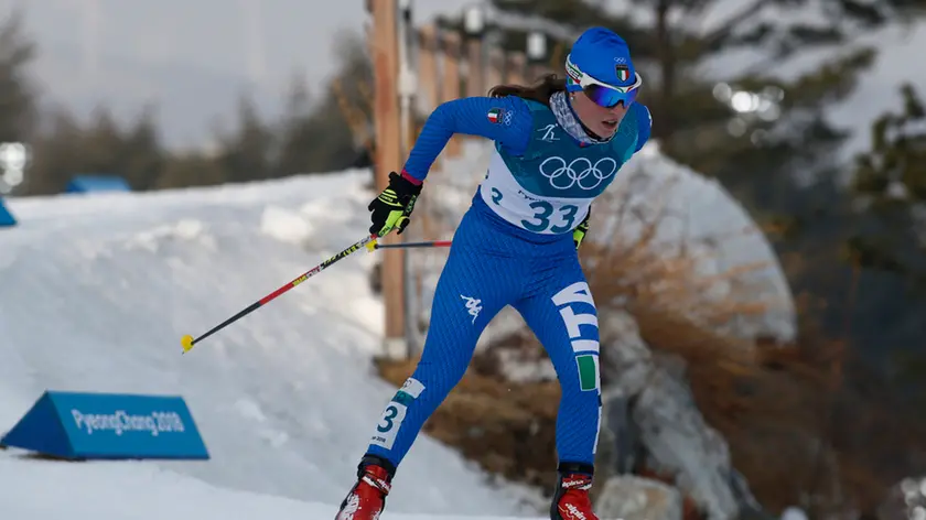 Olympics Winter Games PyeongChang 2018..Italy's Anna Comarella during Ladies 7,5 Km + 7,5 Km Skiathlon, Alpensia Cross Country Skiing Centre (KOR), 10/02/2018.Photo: Pentaphoto/Giovanni Auletta