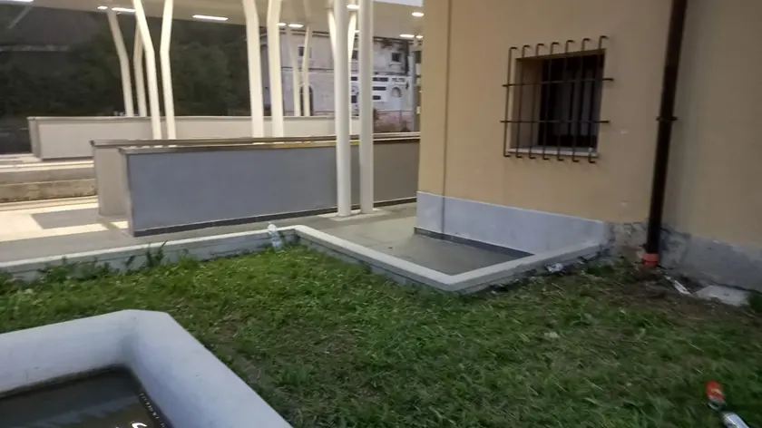 La zona della stazione in cui è avvenuta la colluttazione